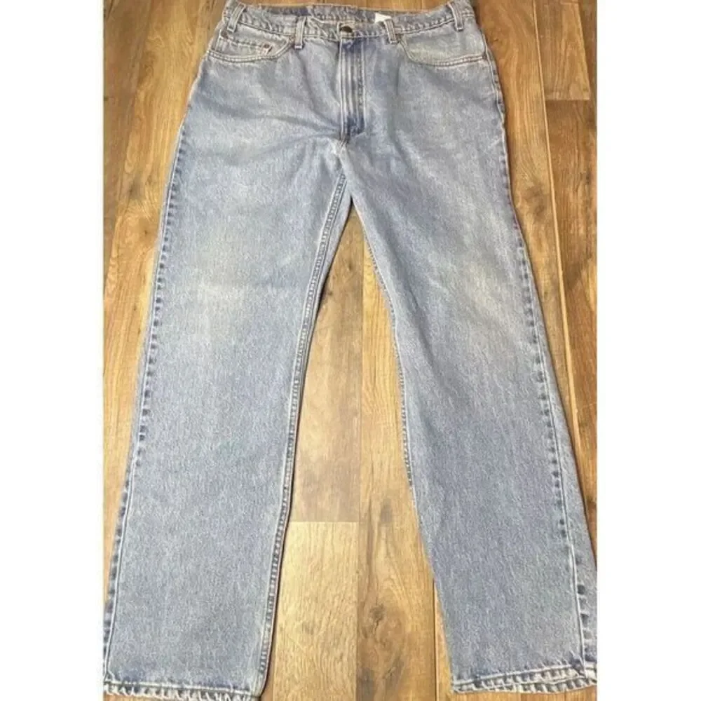 Vintage Levis 505 Mens Blue Jeans 38x32 Denim USA 1998 100% Cotton‎ Red Tab Y2k